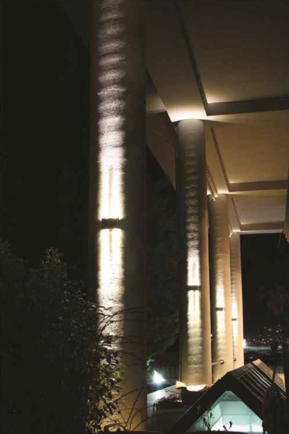 Led φωτιστικό ορθογώνιο τοίχου 4x1W Curve - Image 2