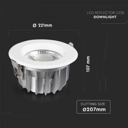 40W LED COB Downlight Reflector - Image 2