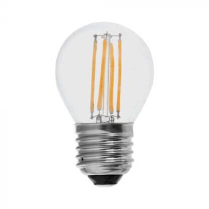 E27 LED 4W FILAMENT G45