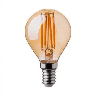 E14 4W LED P45 FILAMENT AMBER