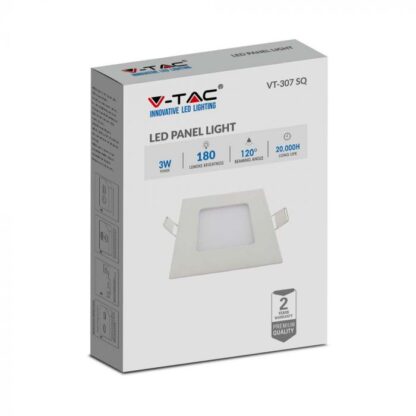 3W LED ΧΩΝΕΥΤΟ ΠΑΝΕΛ ΤΕΤΡΑΓΩΝΟ - Image 3