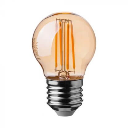 E27 4W LED G45 FILAMENT AMBER