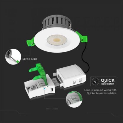 5W -8W LED SPOTLIGHT FIRERATED CCT 4IN1 DIMMABLE - Image 2