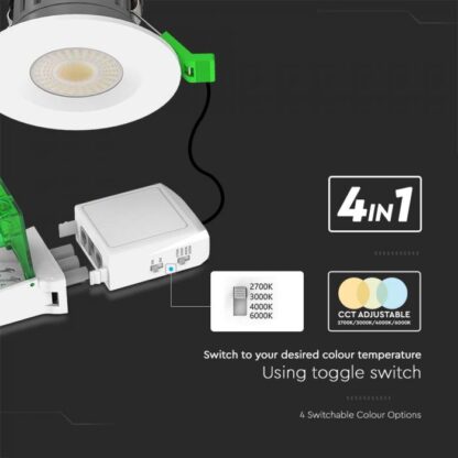 5W -8W LED SPOTLIGHT FIRERATED CCT 4IN1 DIMMABLE - Image 3