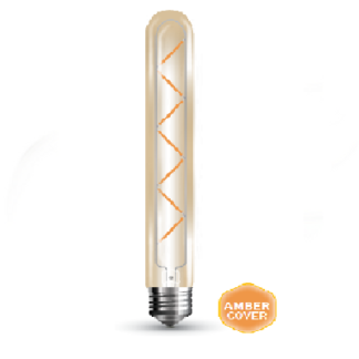E27 7W LED T30 FILAMENT AMBER