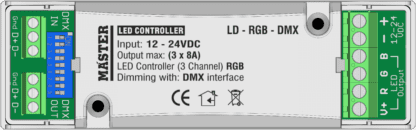 LED CONTROLLER DMX-512 3CHANNEL RGB - Image 2