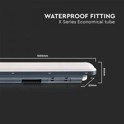 Led φωτιστικό φθορίου x-sieries 48w 150cm - Image 2