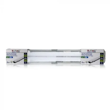 Led φωτιστικό φθορίου 2 x 18w 120cm - Image 3