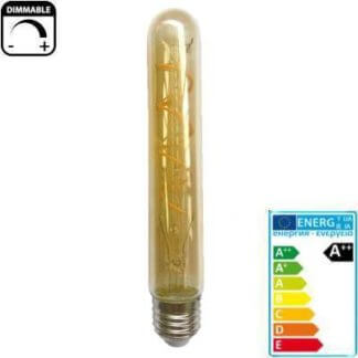 E27 6W Τ30 FILAMENT AMBER DIMMABLE