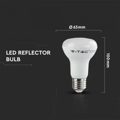 E27 LED 8,5W R63 SAMSUNG SMD V-TAC - Image 2