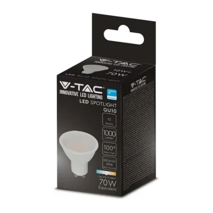 10W LED GU10 PLASTIC SAMSUNG CHIP V-TAC - Image 2