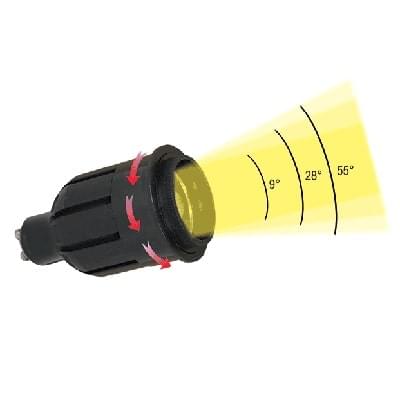 6W LED GU10 ME ΡΥΘΜΙΖΟΜΕΝΗ ΔΕΣΜΗ