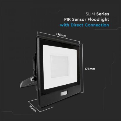 ΠΡΟΒΟΛΕΑΣ LED 50W ΜΕ ΑΝΙΧΝΕΥΤΗ ΚΙΝΗΣΗΣ SAMSUNG CHIP & 1M CABLE - Image 3