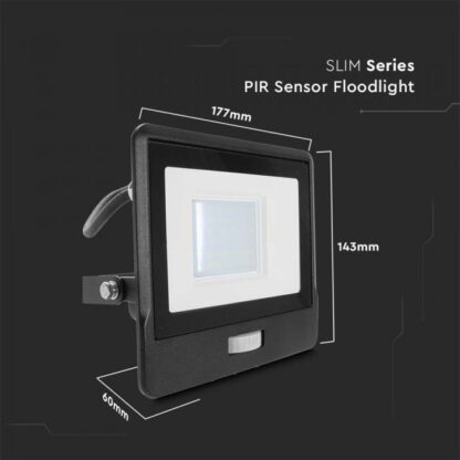 ΠΡΟΒΟΛΕΑΣ LED 30W ΜΕ ΑΝΙΧΝΕΥΤΗ ΚΙΝΗΣΗΣ SAMSUNG CHIP & 1M CABLE - Image 5