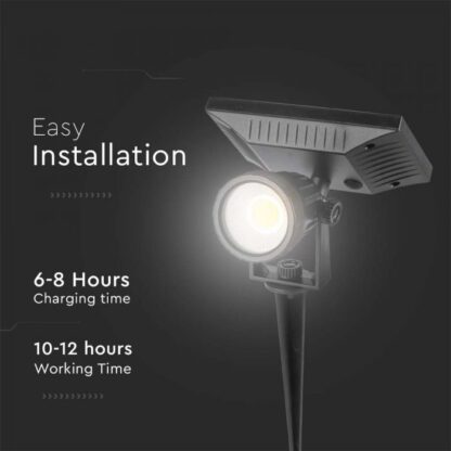 2W ΗΛΙΑΚΟ ΣΠΟΤ ΜΕ ΚΑΡΦΙ  IP65 - Image 3