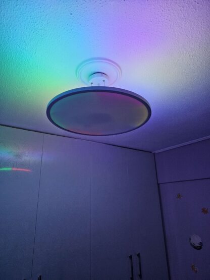 Φωτιστικό Led 32W RGB + CCT με τηλεκοντρόλ επιτοίχιο ή κρεμαστό - Image 9