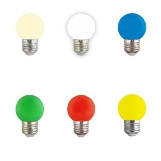 E27 LED 2W G45 ΧΡΩΜΑΤΙΣΤΟ