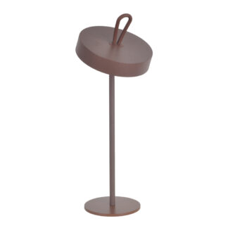 Επιτραπέζιο Κινητό Φωτιστικό Ginko 3W IP54 Corten(Sandy) 3000K 4000mAh h35d12.cm base