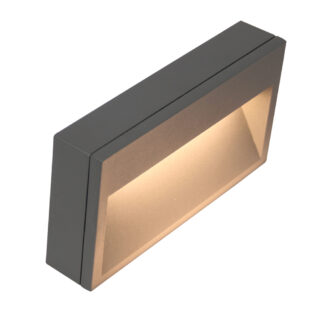 Εξωτερικό Ασύμμετρο Φωτιστικό Flor Led 9W 3000K IP65 Ανθρακί