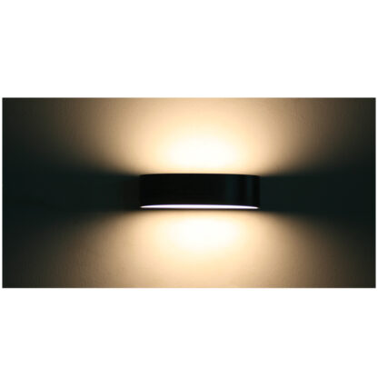 Επίτοιχο Φωτιστικό Zip Ανθρακί Led 8W 3000K IP65 Seaside class-ABS/PC - Image 2