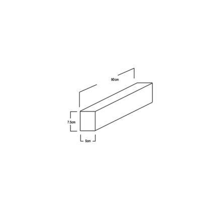 Εξωτερικό Φωτιστικό Leon Led 90*5*7.5cm 24W 3CCT ,5έτη εγγύηση - Image 5