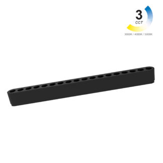 Γραμμικό Φωτιστικό Varrio 2 Μαύρο 16W CCT3  Tuya Wifi 36° CRI>90 40V