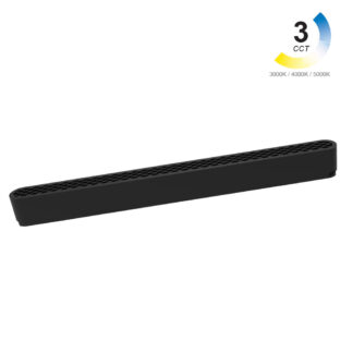 Γραμμικό Φωτιστικό Varrio 3 Μαύρο 16W CCT3 Tuya Wifi 60° CRI>90 40V