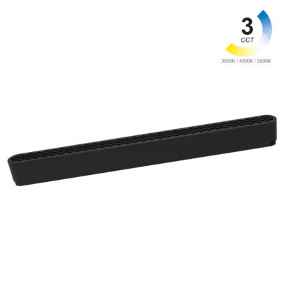 Γραμμικό Φωτιστικό Varrio 3 Μαύρο 16W CCT3 Tuya Wifi 60° CRI>90 40V