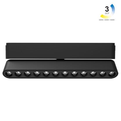 Κινητό Γραμμικό Φωτιστικό Varrio 8 Μαύρο12W CCT3 Wifi 36°CRI>90 40V