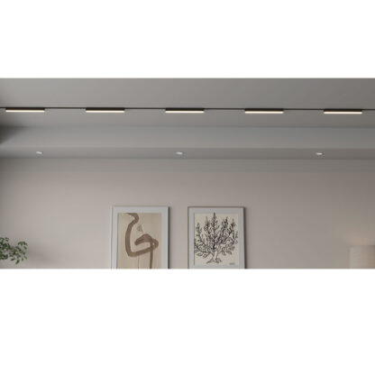 Γραμμικό Φωτιστικό Varrio 1 Μαύρο 16W CCT3 Tuya Wifi 90° CRI>90 40V - Image 2