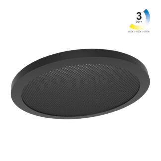 Φωτιστικό Varrio 10 Μαύρο 16W CCT3 60° Tuya Wifi CRI>90 d20,9h4.6cm