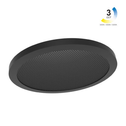 Φωτιστικό Varrio 10 Μαύρο 16W CCT3 60° Tuya Wifi CRI>90 d20,9h4.6cm