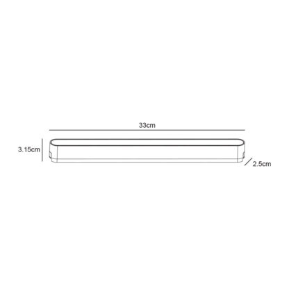 Γραμμικό Φωτιστικό Varrio 1 Μαύρο 16W CCT3 Tuya Wifi 90° CRI>90 40V - Image 3