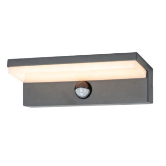 Επίτοιχo Φωτιστικό Primo Sensor Led 9W 2CCT 3000-4000K Ανθρακί IP54 230V Class I