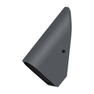 Επίτοιχο Φωτιστικό Piso Led 3W Ανθρακί 2700K IP65 Alu&Acr 230V Ασύμμετρη Δέσμη